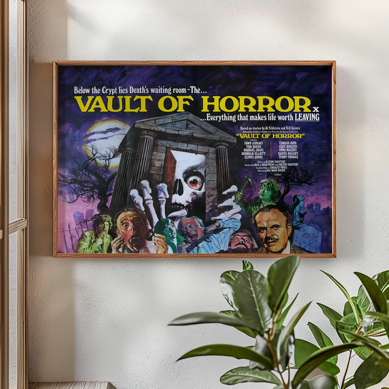 Vault Of Horror - 1973 Amicus Anthology Film - Restored 40" x 30" UK Quad Poster, изображение 2
