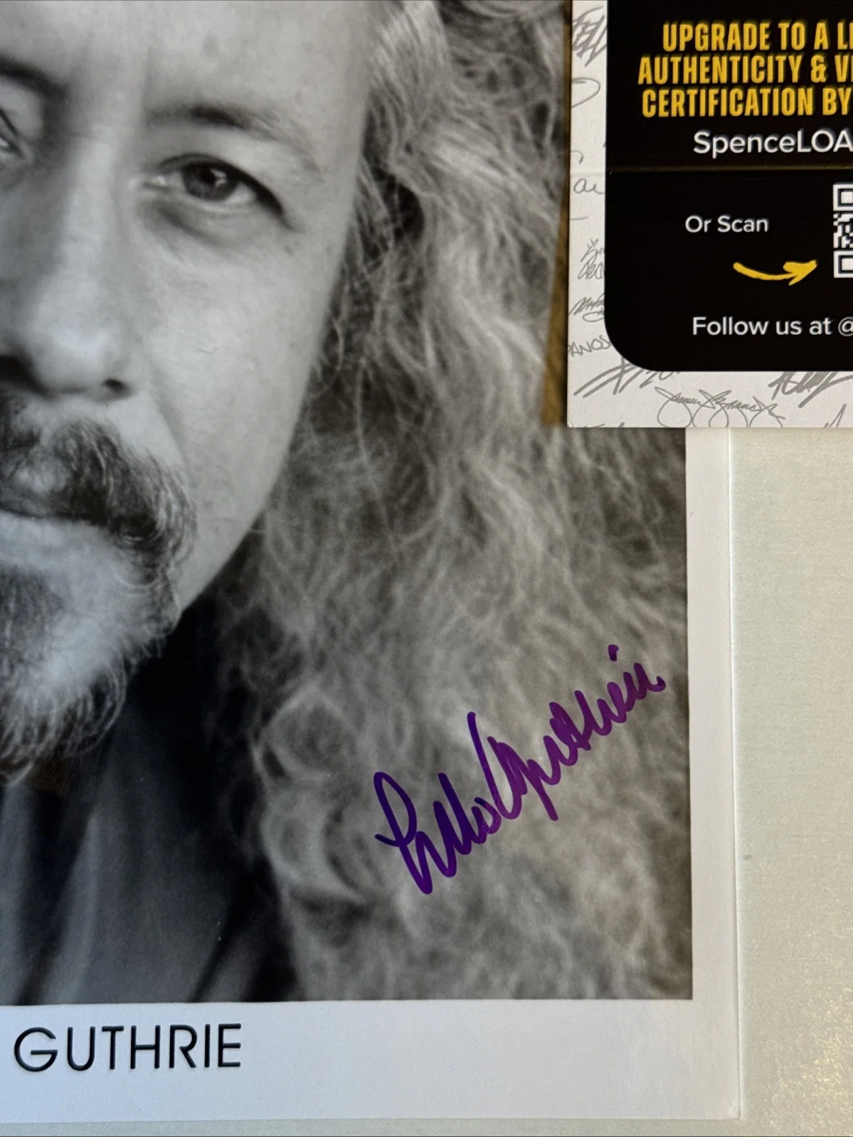 Arlo Guthrie — Folk Singer ARLO GUTHRIE Signed AUTOGRAPHED 8X10 Photo JSA Alice’s Restaurant, изображение 2
