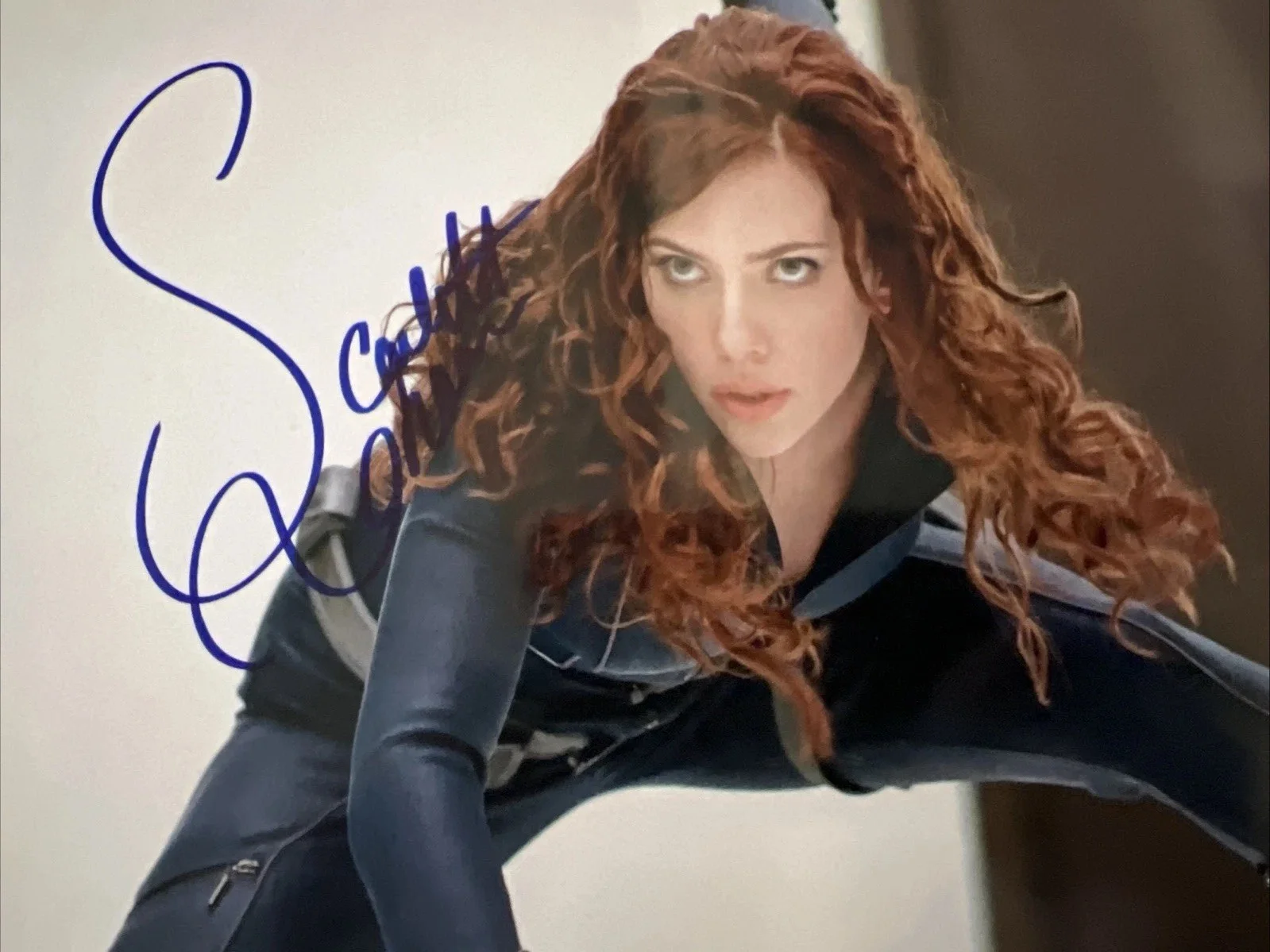 Scarlett Johansson — Scarlett Johansson Signed Autographed 8X10 Black Widow Photo, image 2