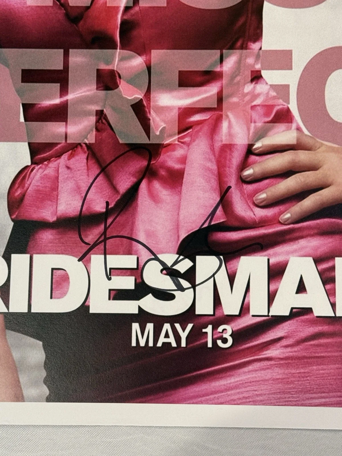 Rose Byrne — Rose Byrne Signed 11x17 Bridesmaids Movie Poster Autograph COA, изображение 2