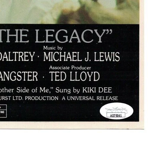 Katharine Ross — KATHARINE ROSS JSA Autograph 11X14 The Legacy Lobby Card FREE SHIP Butch Cassidy, image 3