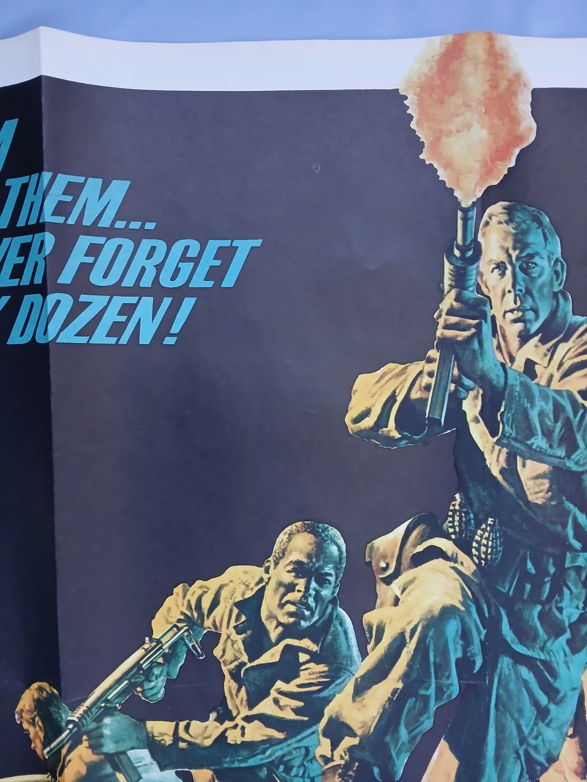 THE DIRTY DOZEN (1967) original 1st release UK quad poster - Frank McCarthy art, image 3