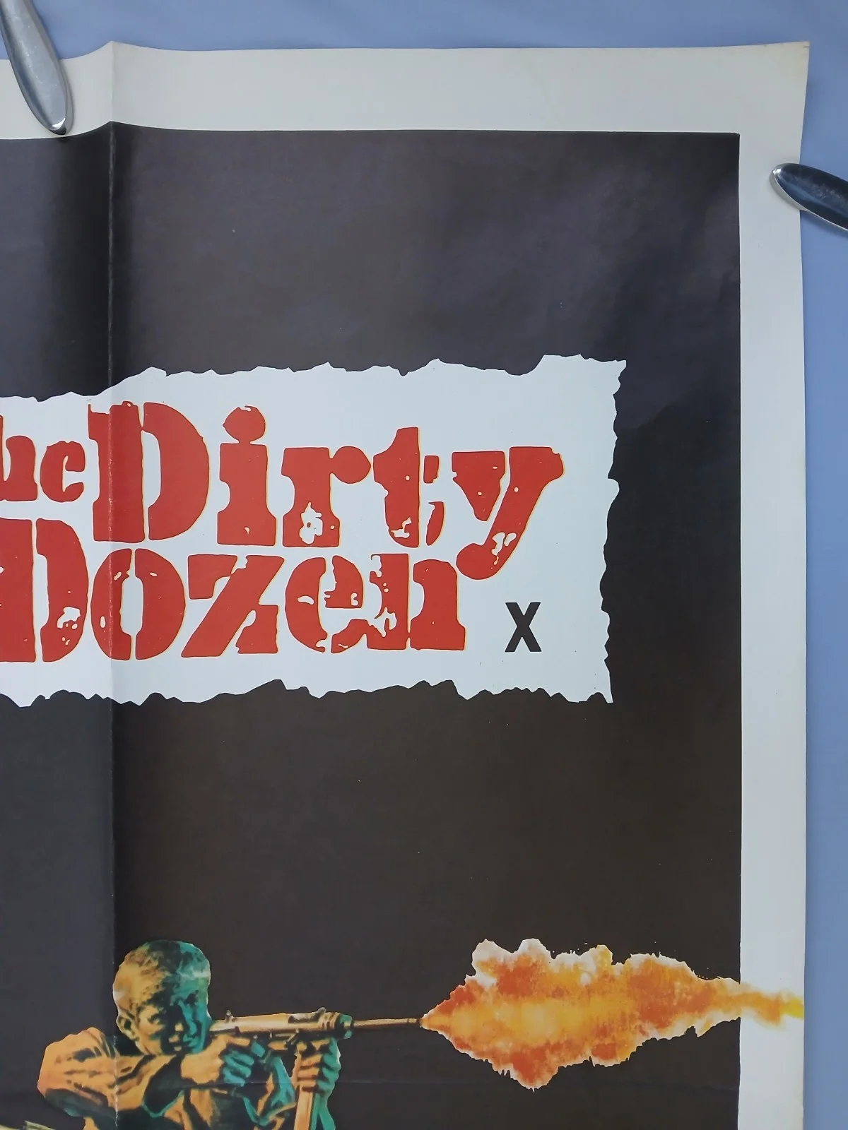 THE DIRTY DOZEN (1967) original 1st release UK quad poster - Frank McCarthy art, image 5