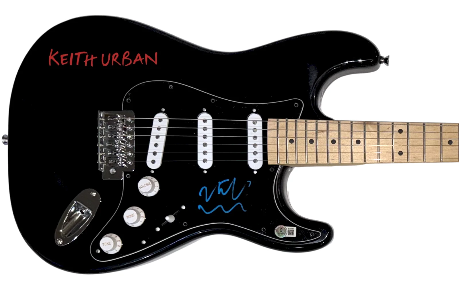 Keith Urban Signed Autograph Electric Guitar Country Music Star Beckett COA, изображение 2