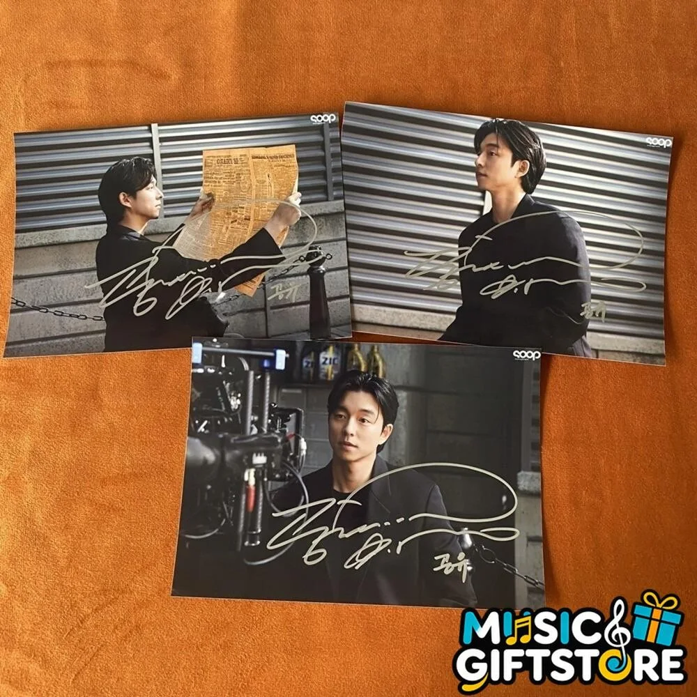 Gong Yoo Autographed Signed Photo 4*6 K-POP Collection GIFTS rare 2025B #MUGS, изображение 2