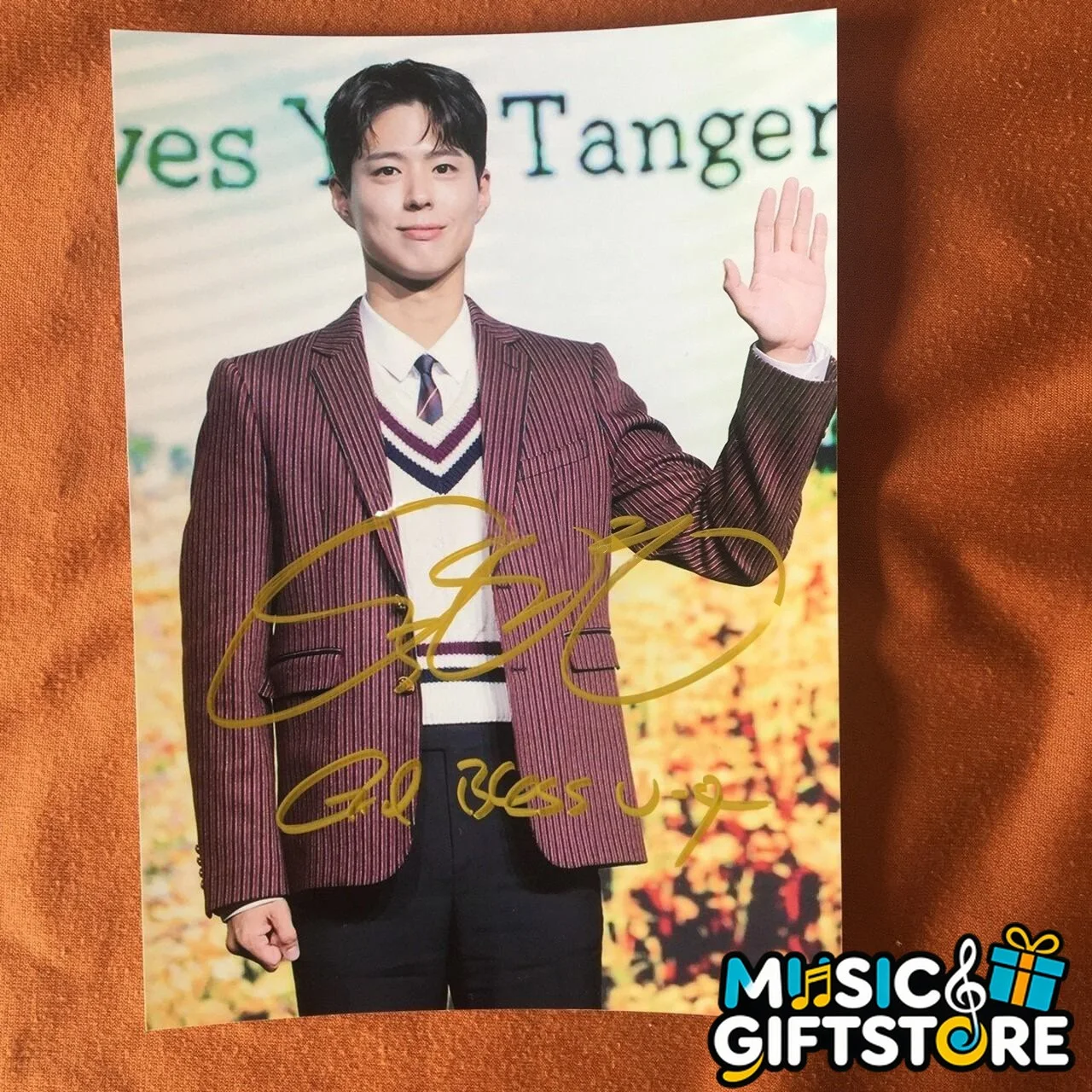 When Life Gives You Tangerines IU Park Bo Gum Autographed Photo K-Drama K-POP C, изображение 3