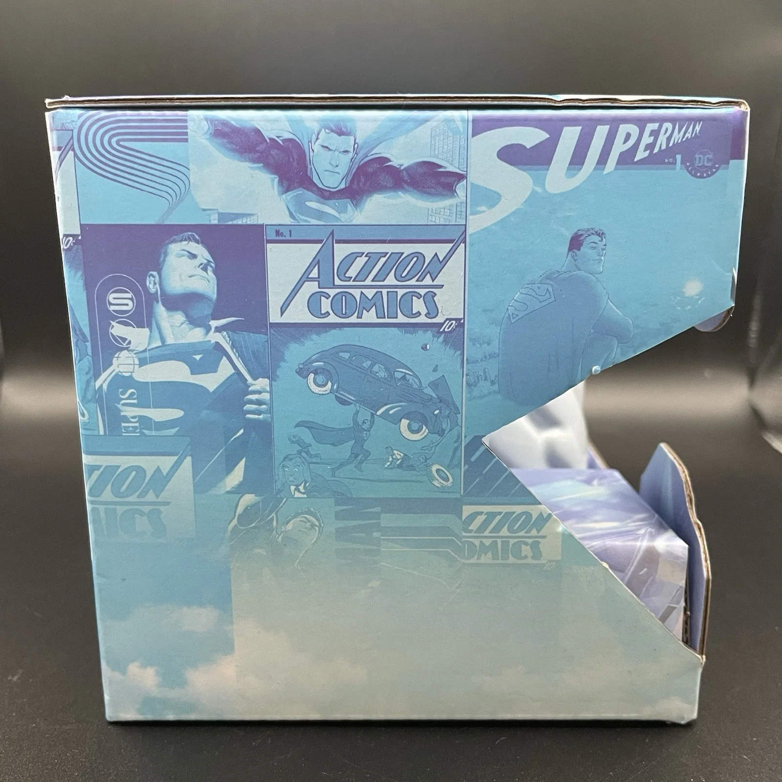 Superman Mug Large Ceramic Blue Logo DC Superhero, image 4