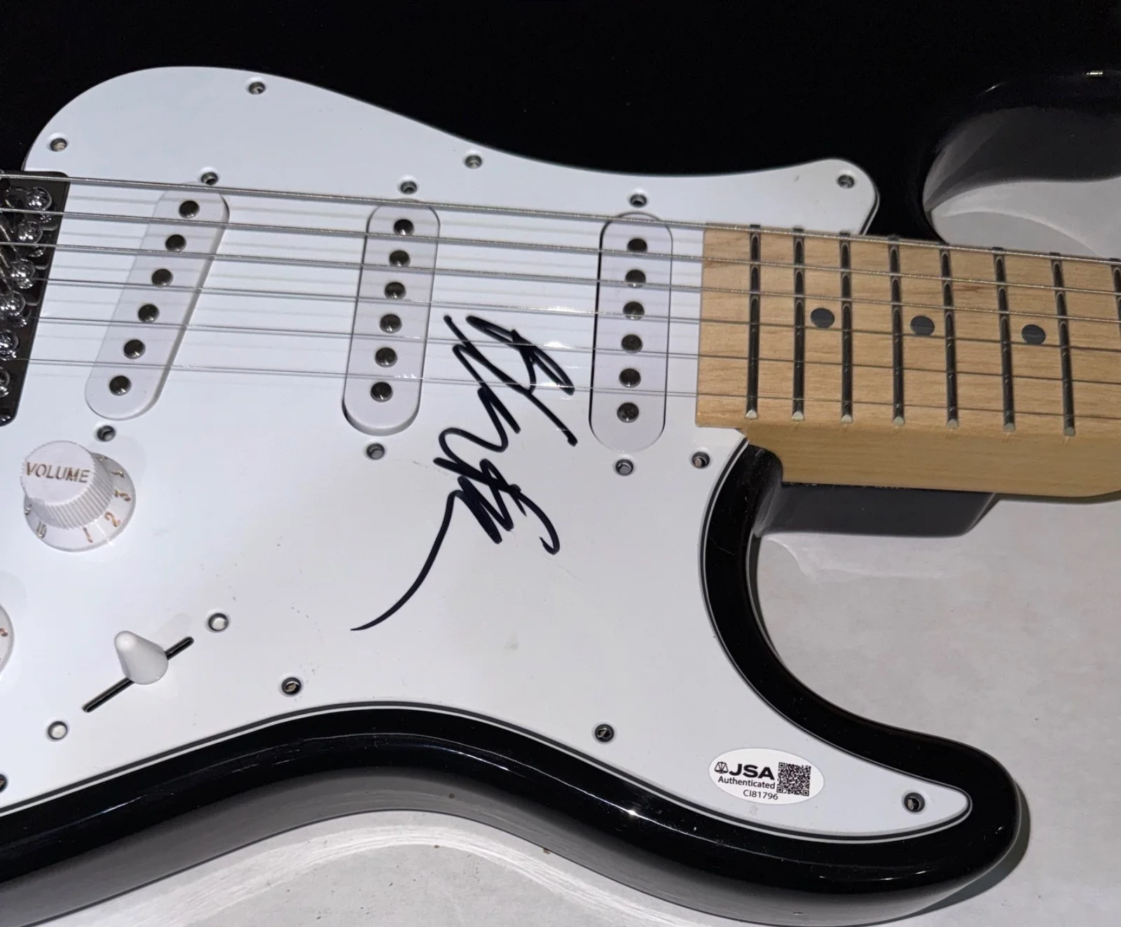 Black Francis The Pixes Signed Autograph Electric Guitar Band Singer JSA COA, изображение 3