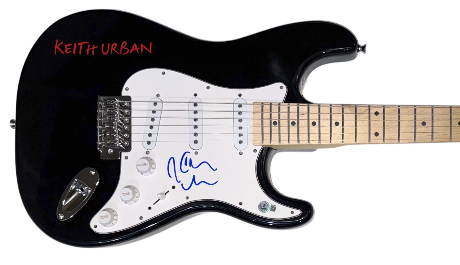 Keith Urban Signed Autograph Electric Guitar Country Music Star Beckett COA, изображение 2
