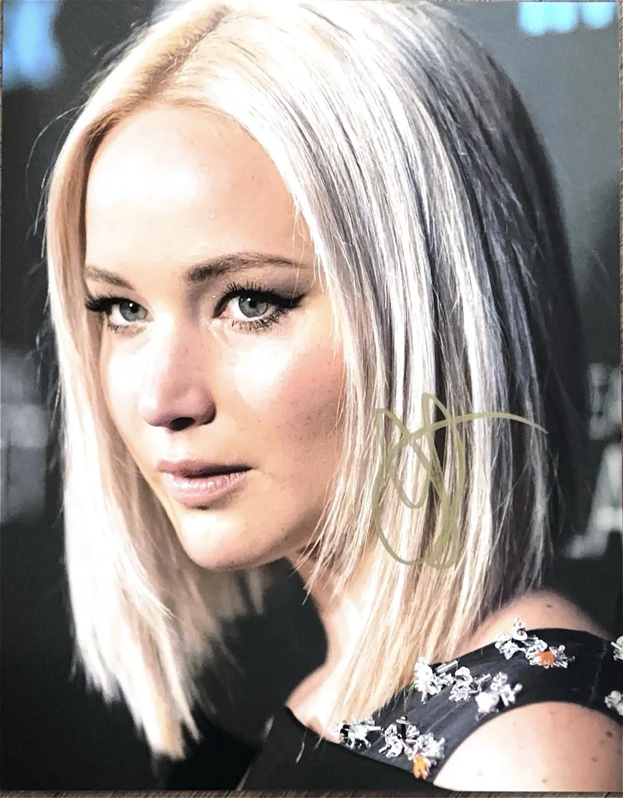 Jennifer Lawrence — JENNIFER LAWRENCE Signed Autographed 8x10 Photo HOT SEXY