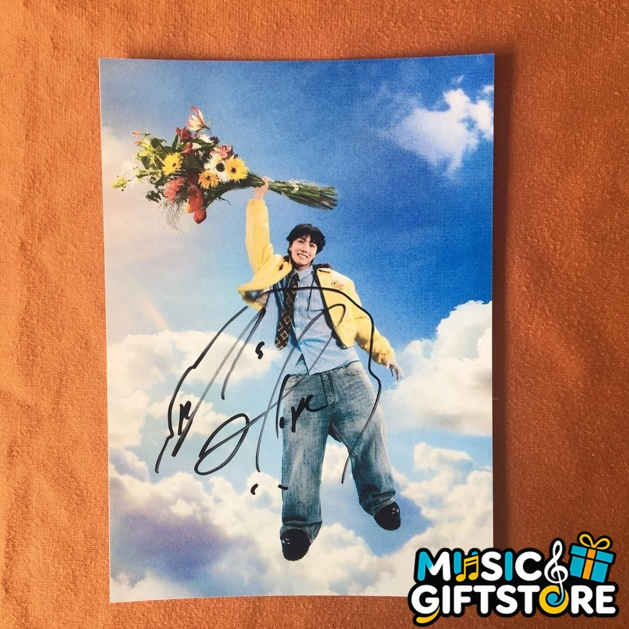 BTS J-HOPE AUTOGRAPHED SIGNED PHOTO K-POP COLLECTION 4*6 2025 #MUGS, изображение 3