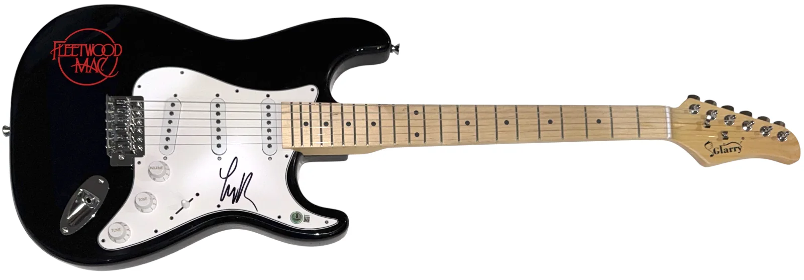 Lindsey Buckingham FLEETWOOD MAC Signed Autograph Electric Guitar Beckett COA, image 2