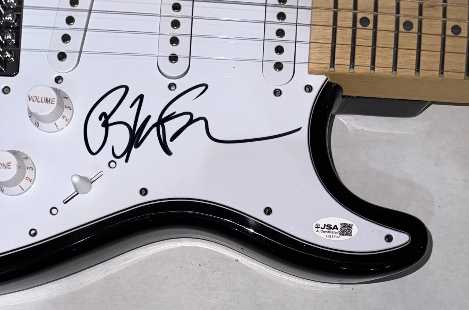 Black Francis The Pixes Signed Autograph Electric Guitar Band Singer JSA COA, image 3