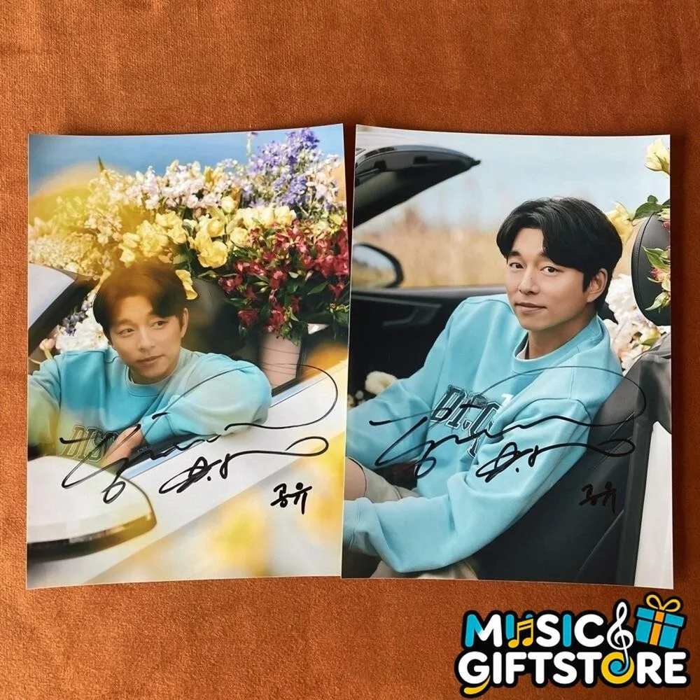 Gong Yoo Autographed Signed Photo 4*6 K-POP Collection GIFTS rare 2025C #MUGS, изображение 2