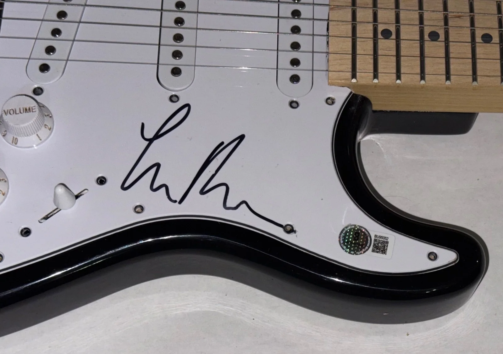 Lindsey Buckingham FLEETWOOD MAC Signed Autograph Electric Guitar Beckett COA, image 3