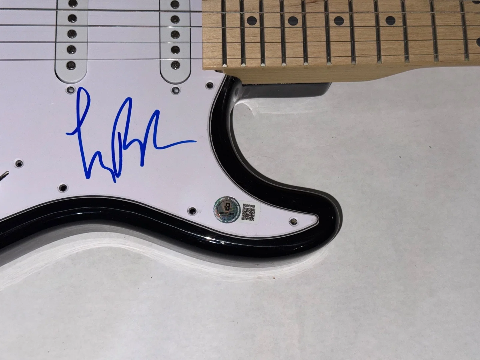 Lindsey Buckingham FLEETWOOD MAC Signed Autograph Electric Guitar Beckett COA, image 3