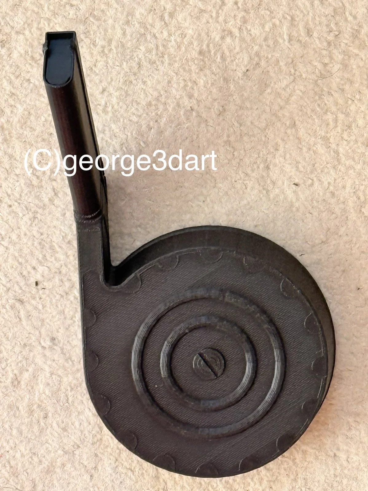 Snail Drum magazine for Luger Cosplay Prop, image 2