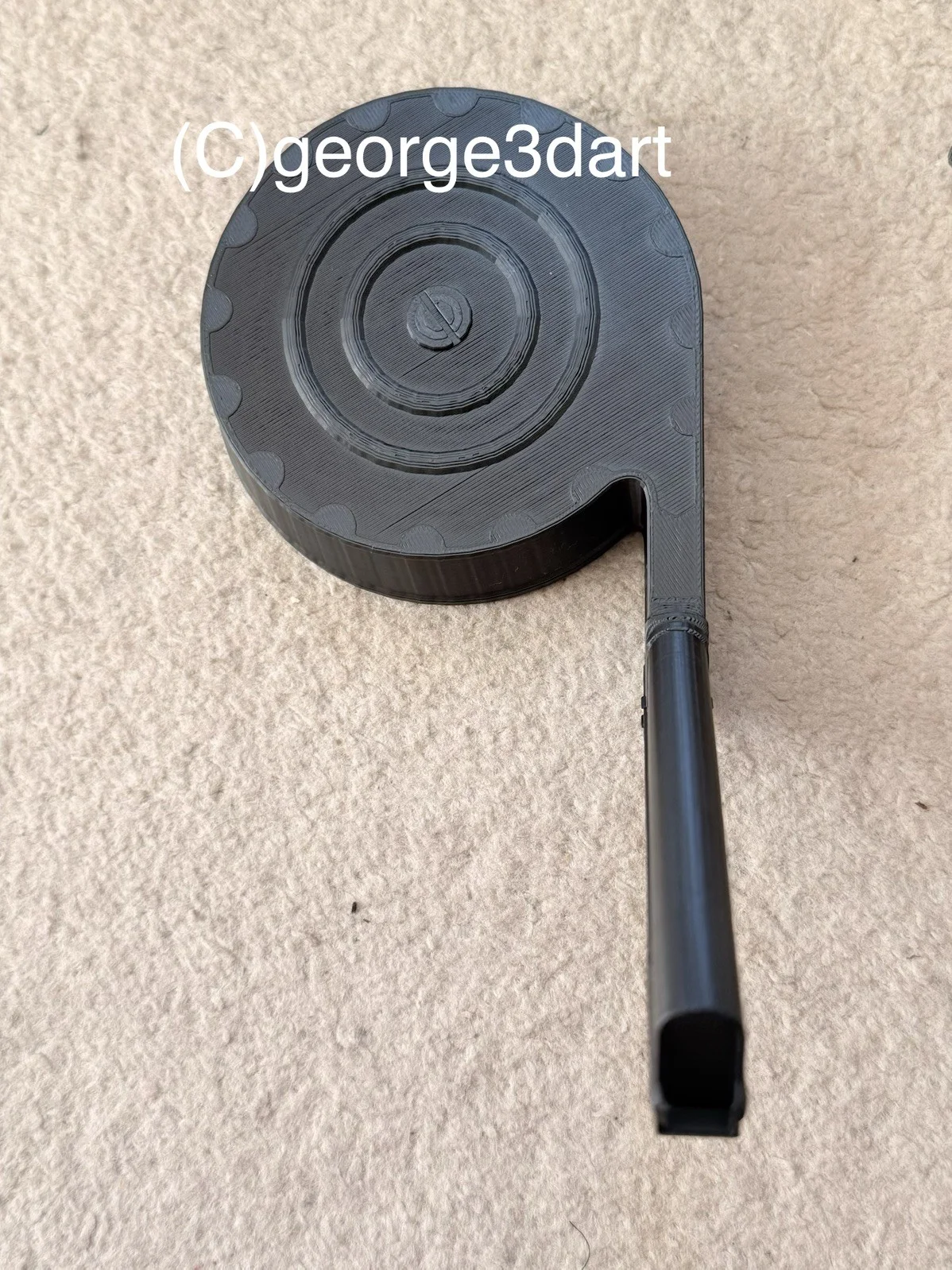 Snail Drum magazine for Luger Cosplay Prop, image 3