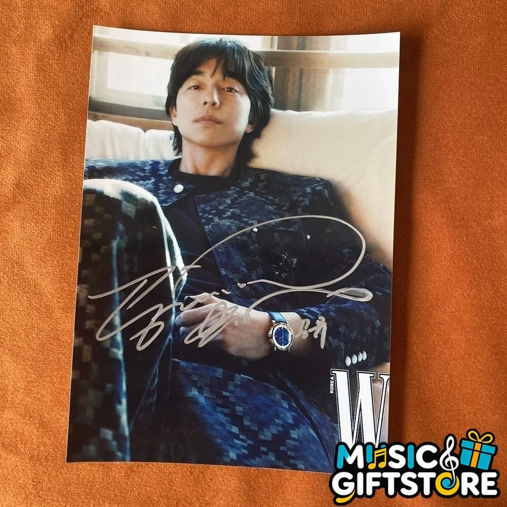 Gong Yoo Autographed Signed Photo 4*6 K-POP Collection GIFTS rare 2025 #MUGS, изображение 3