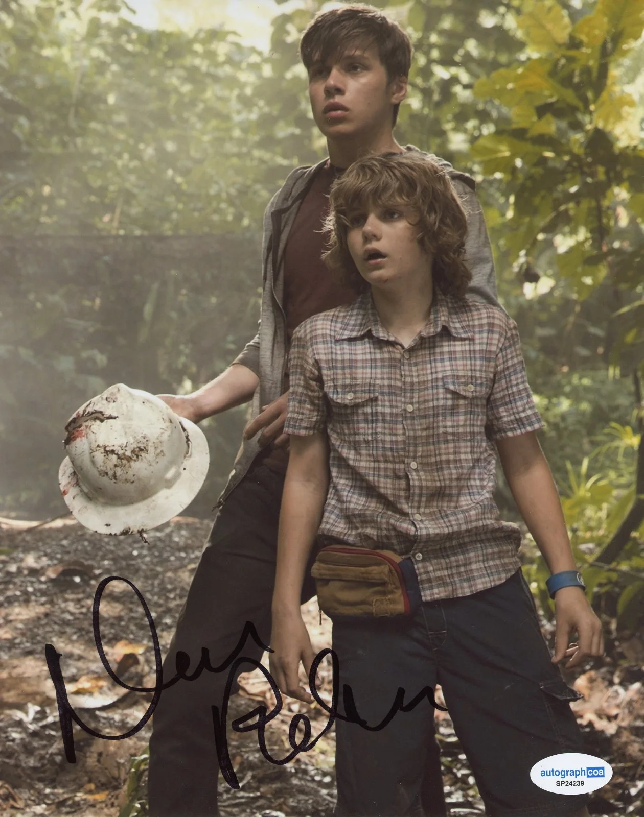 Nick Robinson — Nick Robinson Signed Autographed JURASSIC WORLD 8x10 Photo ACOA Abandons B, image 2
