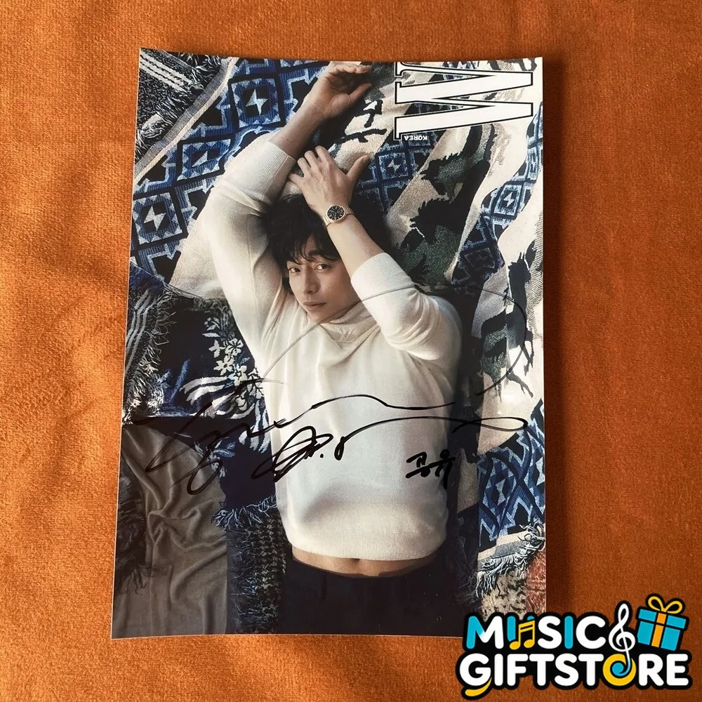 Gong Yoo Autographed Signed Photo 4*6 K-POP Collection GIFTS rare 2025D #MUGS, изображение 3