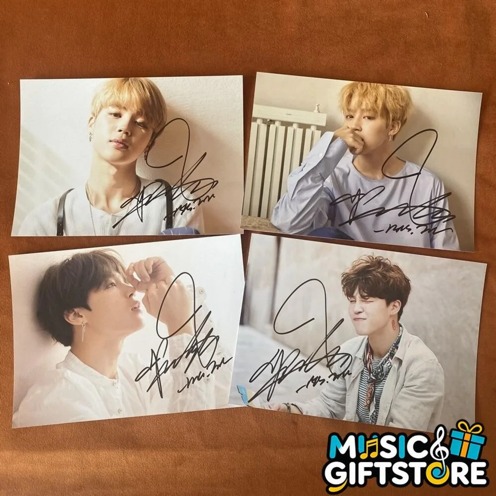 BTS JIMIN AUTOGRAPHED SIGNED PHOTO LOVE YOURSELF 转 TEAR K-POP 4*6 2023 #MUGS, image 2