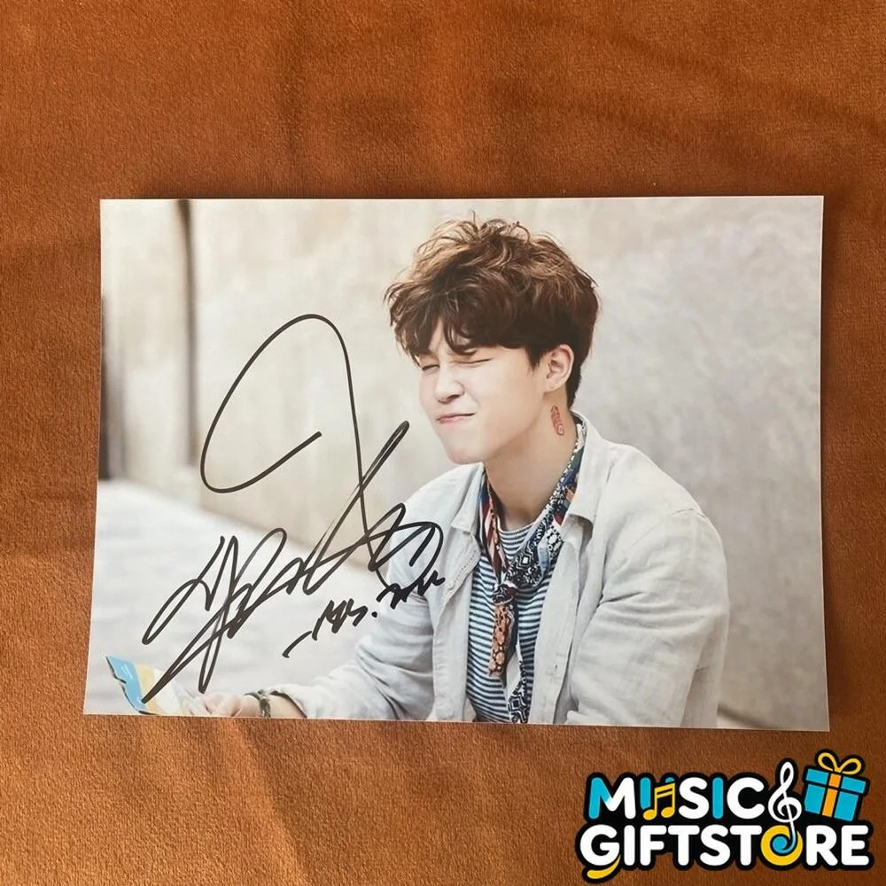 BTS JIMIN AUTOGRAPHED SIGNED PHOTO LOVE YOURSELF 转 TEAR K-POP 4*6 2023 #MUGS, image 3