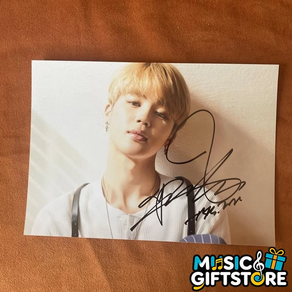 BTS JIMIN AUTOGRAPHED SIGNED PHOTO LOVE YOURSELF 转 TEAR K-POP 4*6 2023 #MUGS, image 4