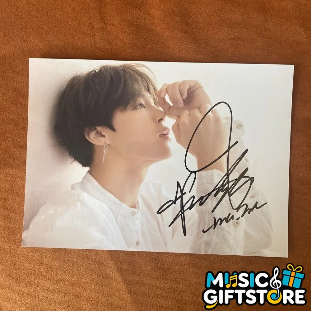 BTS JIMIN AUTOGRAPHED SIGNED PHOTO LOVE YOURSELF 转 TEAR K-POP 4*6 2023 #MUGS, image 5