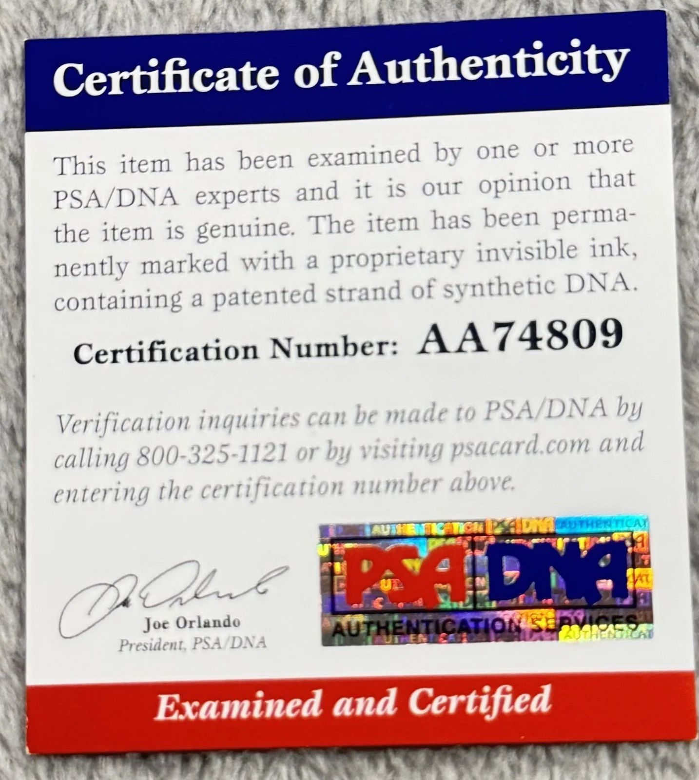 Henry Hill — Henry Hill Goodfellas Autograph PSA DNA Always Wanted To Be A Gangster Quote 277, изображение 2