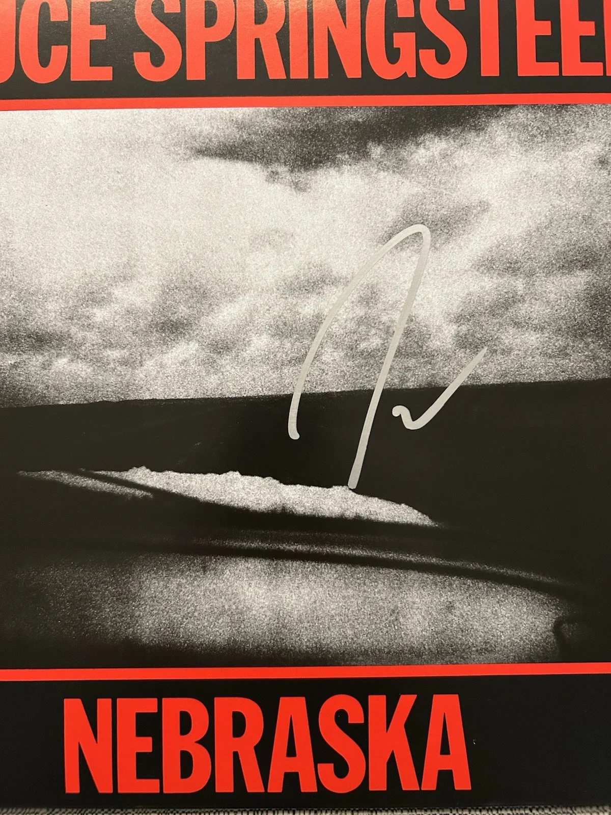 JEREMY ALLEN WHITE SIGNED NEBRASKA VINYL ALBUM BRUCE SPRINGSTEEN MOVIE BECKETT, изображение 2