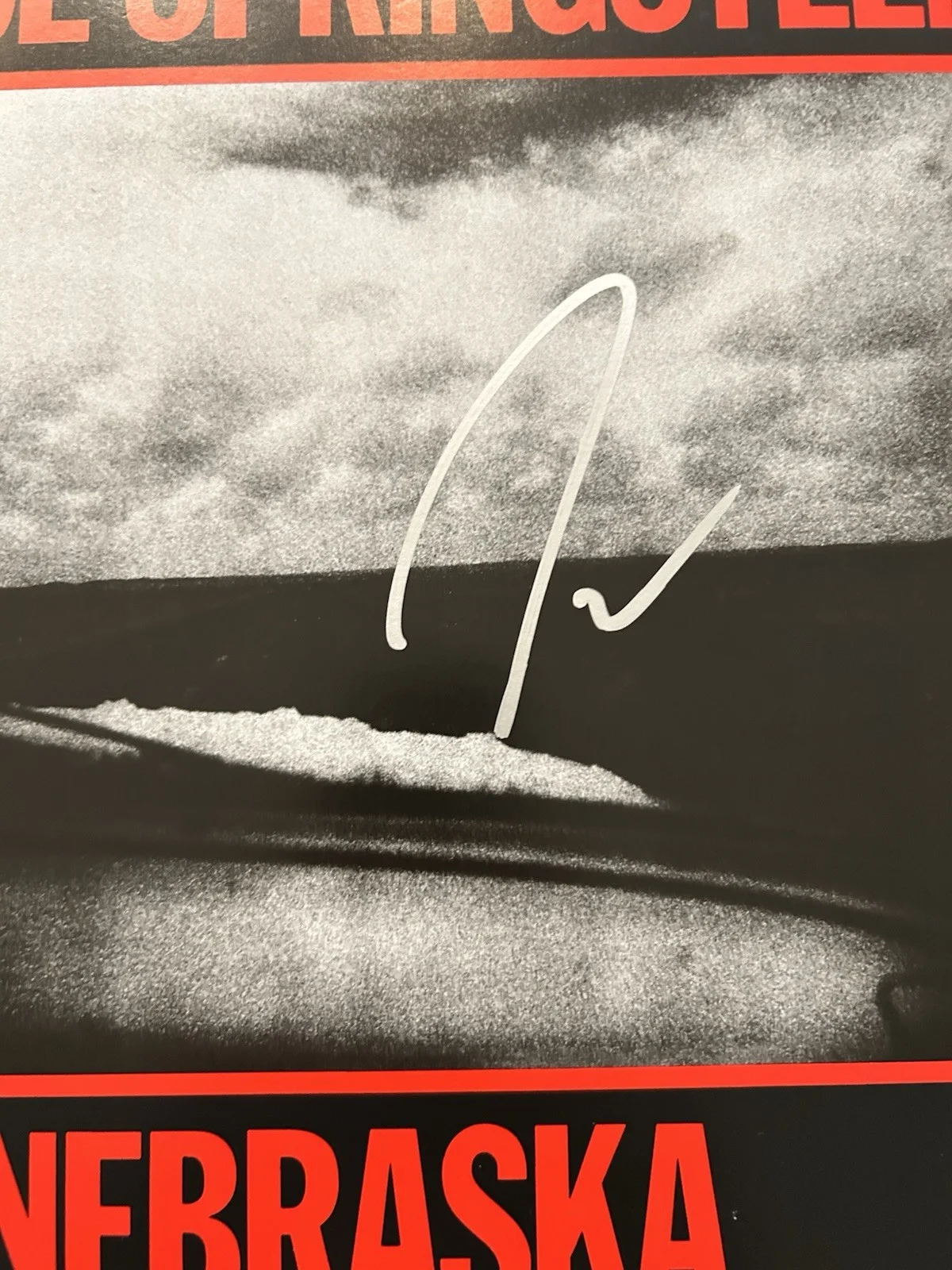 JEREMY ALLEN WHITE SIGNED NEBRASKA VINYL ALBUM BRUCE SPRINGSTEEN MOVIE BECKETT, изображение 3