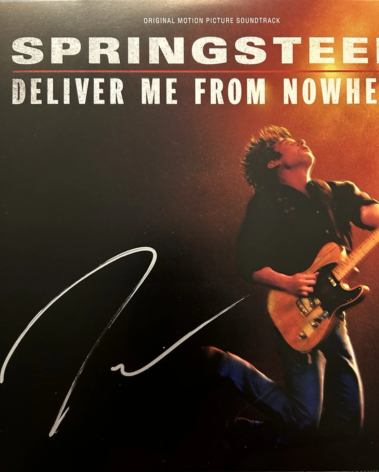 JEREMY ALLEN WHITE SIGNED SPRINGSTEEN DELIVER ME FROM NOWHERE VINYL BECKETT COA, image 3