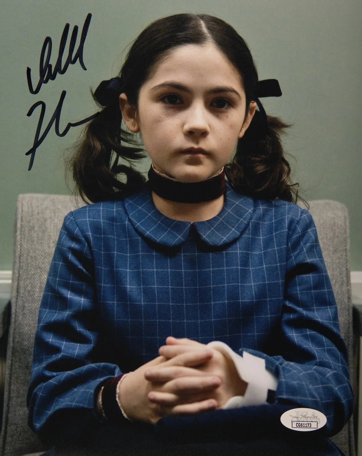 Isabelle Fuhrman — Isabelle Fuhrman Signed 8x10 Photo JSA COA from Private Signing, изображение 2