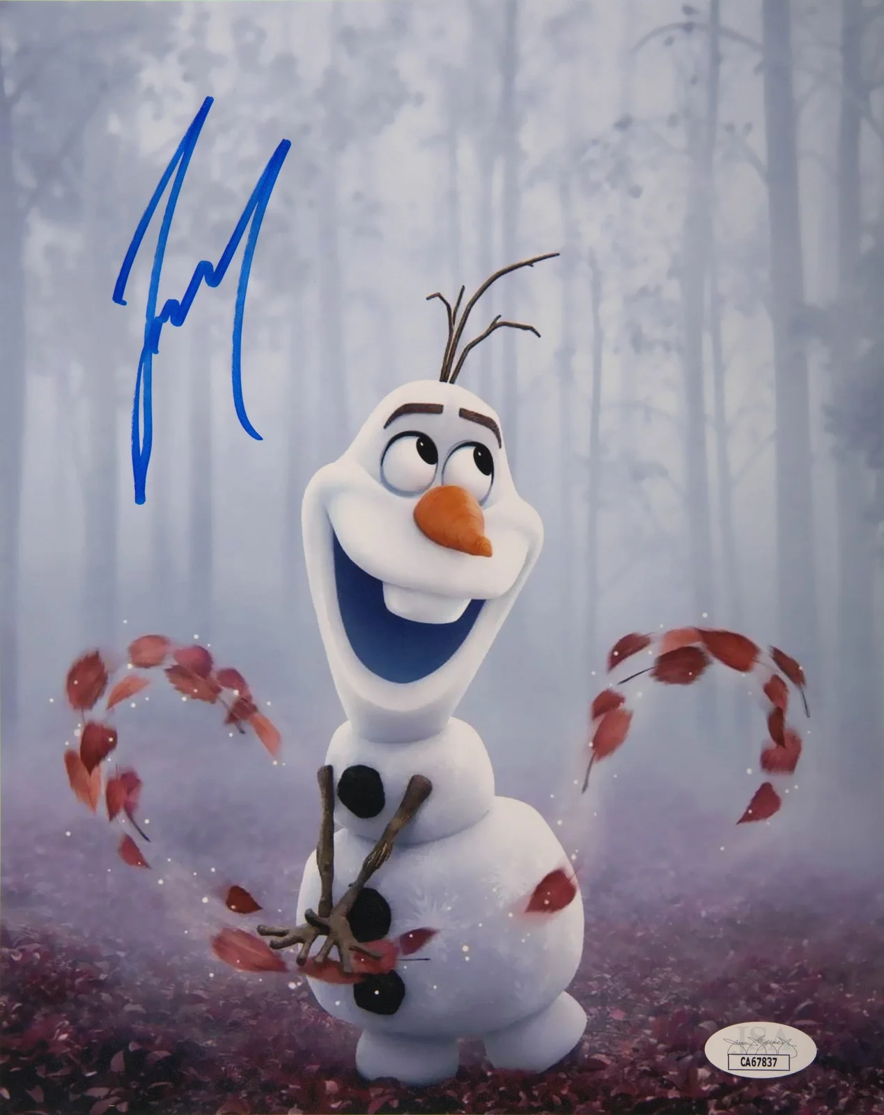 Josh Gad — Josh Gad Signed 8x10 Photo as Olaf JSA COA from Private Signing, изображение 2