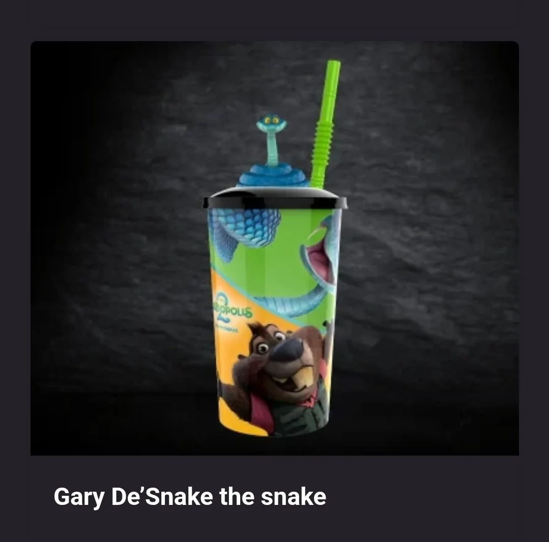 Zootropolis Zootopia 2 UK Cinema Set of 4 Drinking Cups New Sealed, image 3