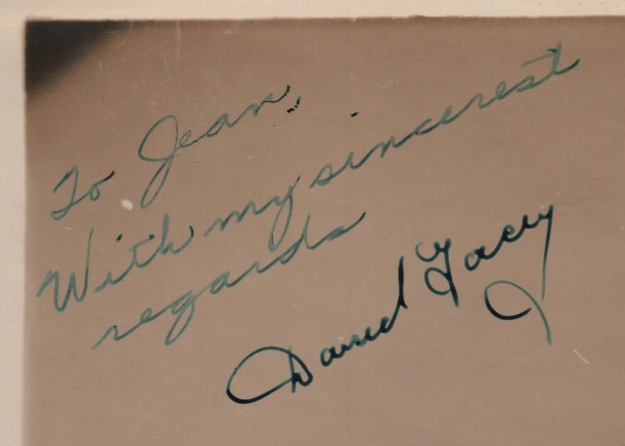 David Gorcey — David Gorcey (d. 1984) Autographed Photo Signed - Bowery Boys - East End Kids, изображение 2