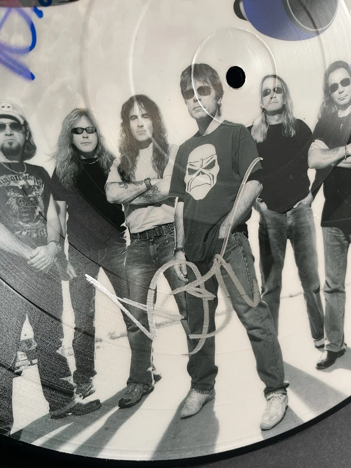 Iron Maiden Signed Flight 666 Picture Disc Vinyl Bruce Dave Nicko Steve Janick, image 3