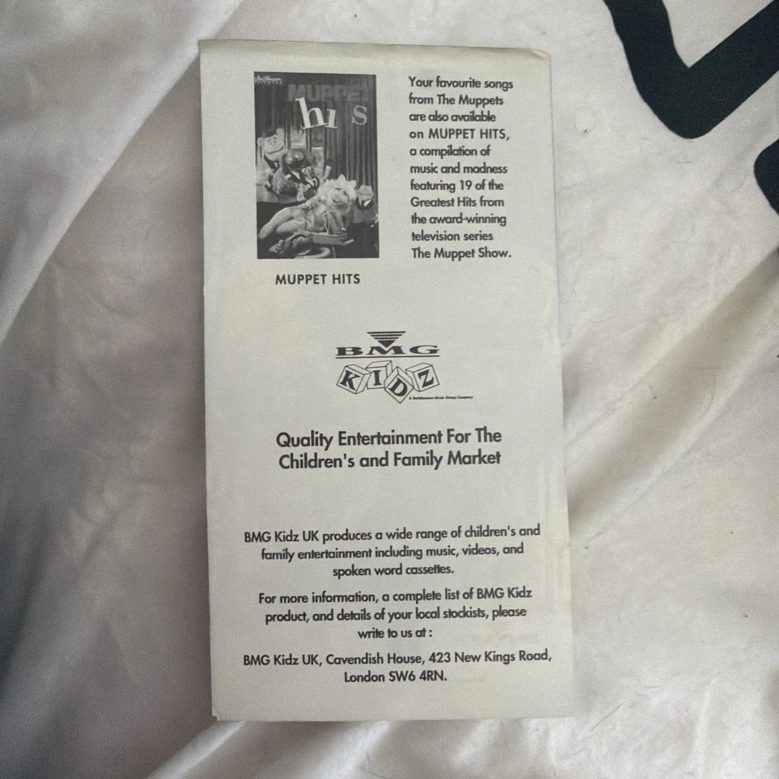 The Muppet Christmas Carol film - an original Flyer 1990’s - showcasing the film, изображение 2