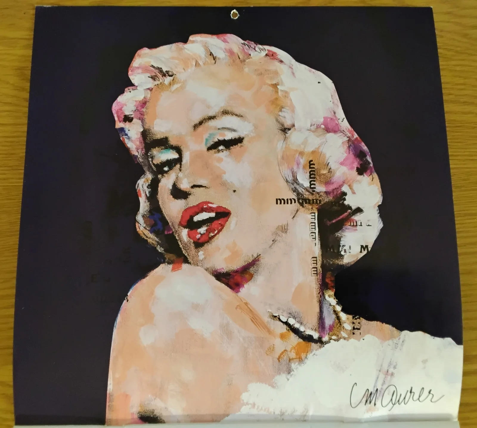 MARILYN MONROE - OFFICIAL CALENDAR 2013 - 28.5 cm X 28.5 cm - Very Rare!, изображение 2