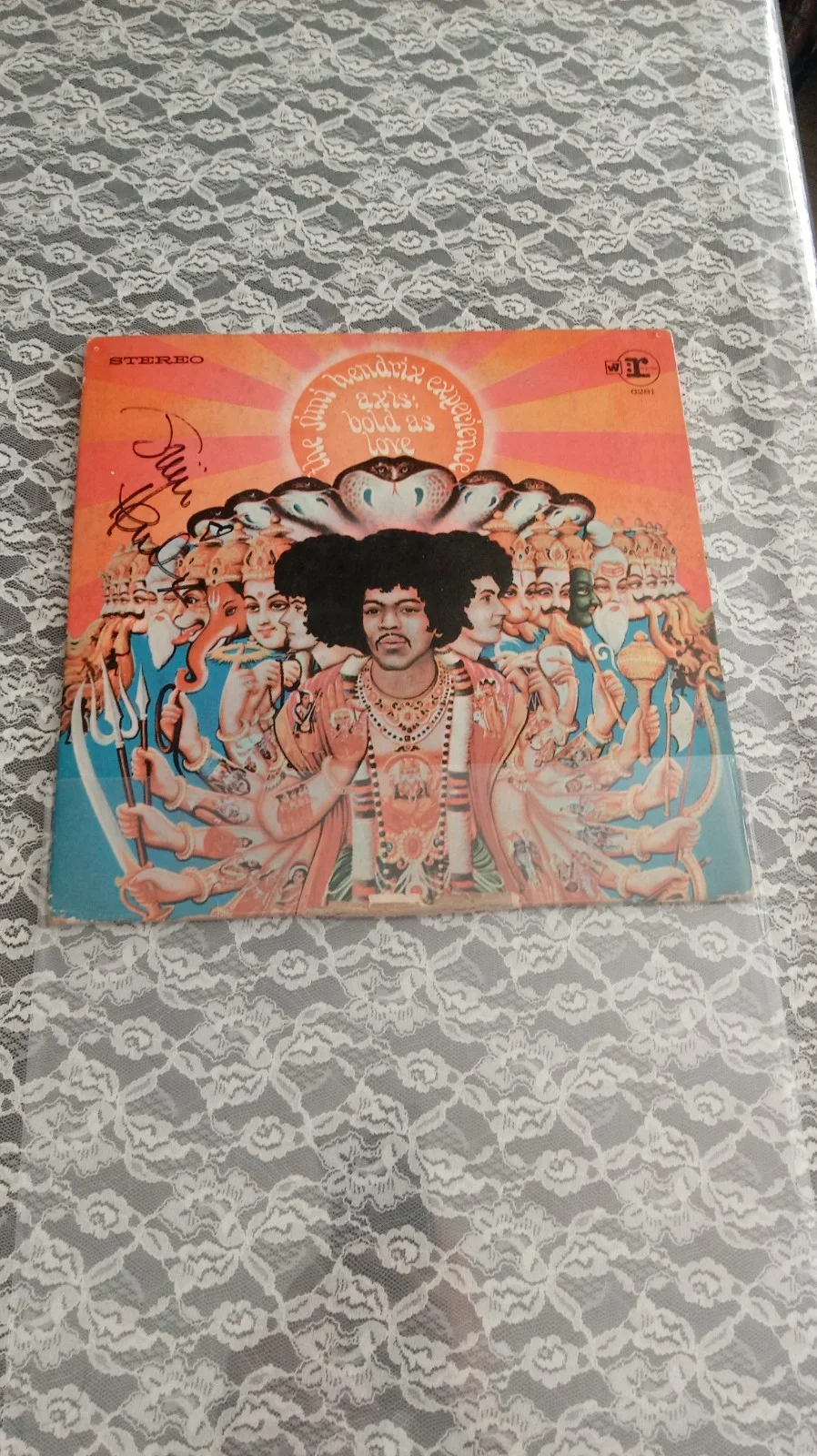 SIGNED Jimi Hendrix AUTOGRAPHED Vinyl Record AXIS BOLD AS LOVE Album RARE HTF, изображение 3