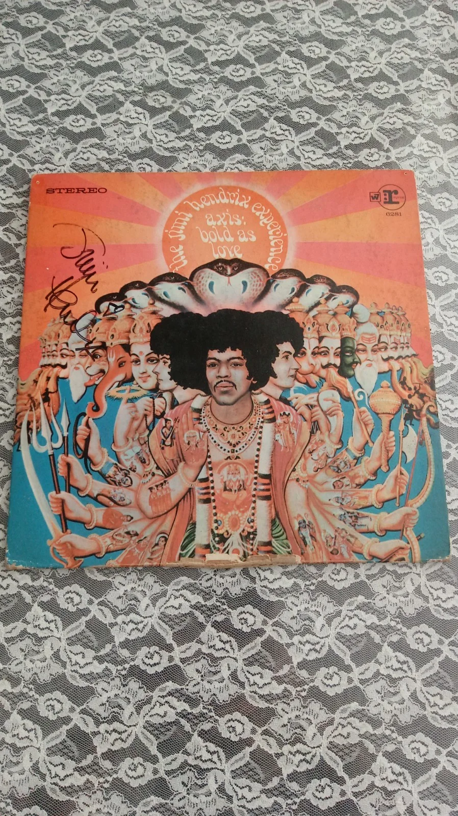 SIGNED Jimi Hendrix AUTOGRAPHED Vinyl Record AXIS BOLD AS LOVE Album RARE HTF, изображение 4
