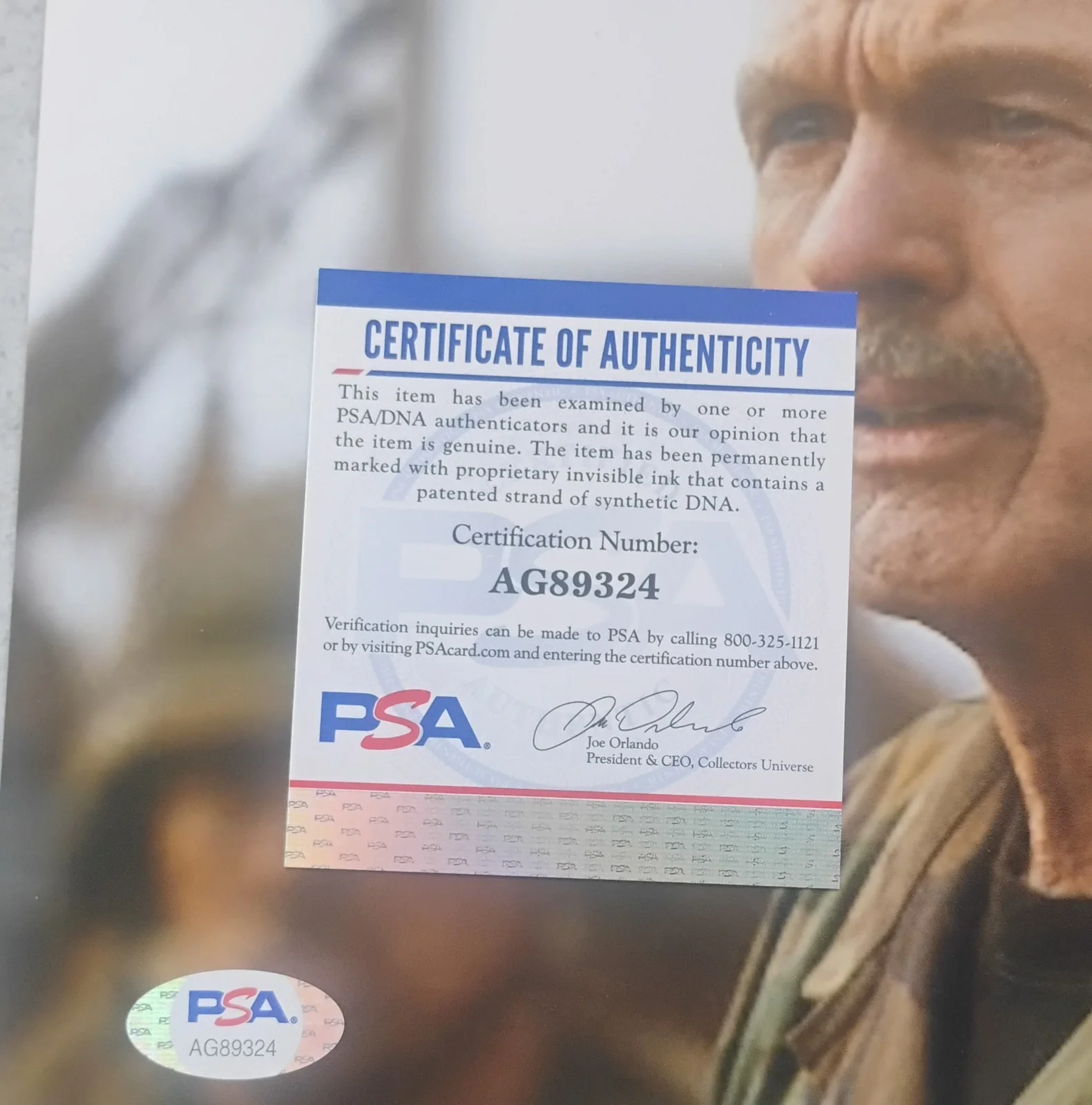 Tom Skerritt Hand Signed Autograph 8x10 Photo BAS COA Top Gun NO US TARIFFS, изображение 4