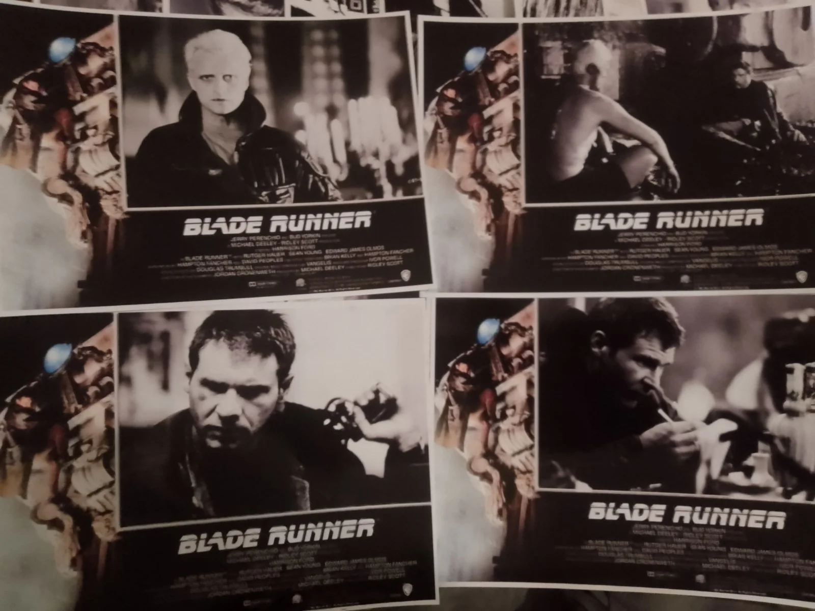 Blade Runner 82. Complete Set Of 40 Rare Glossy Unofficial 7x5ins Lobby Cards., image 3