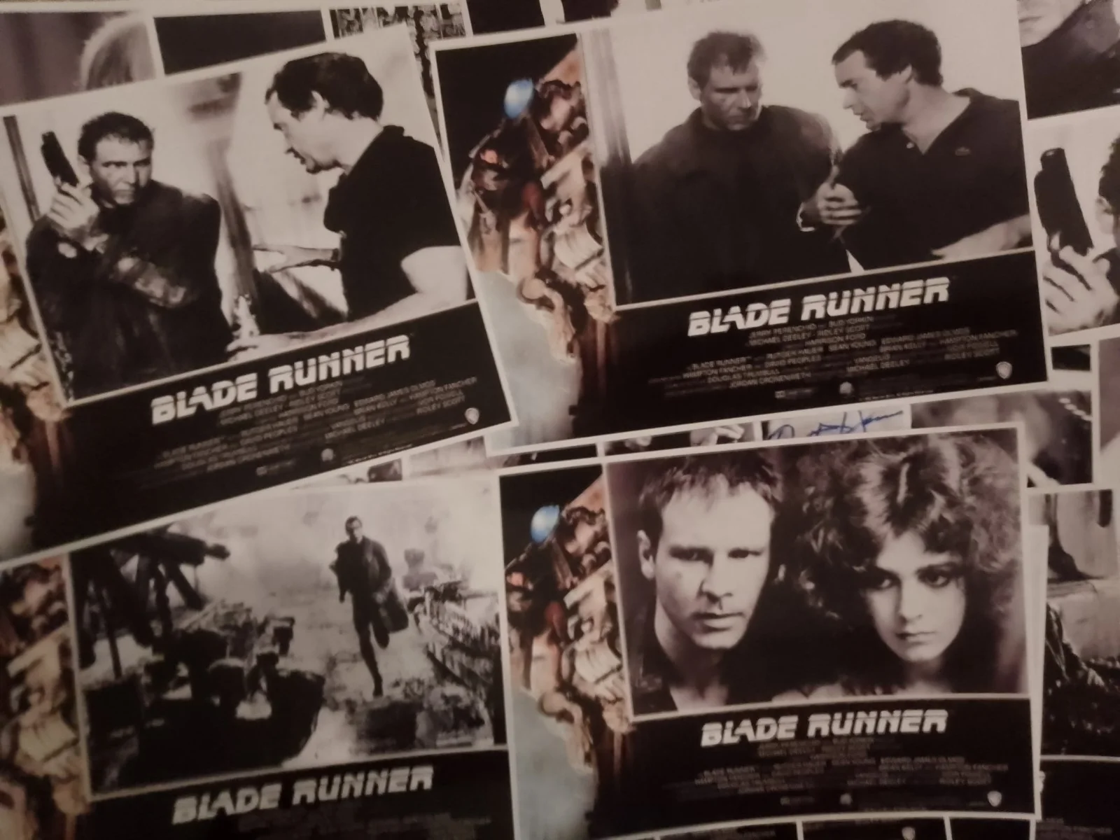 Blade Runner 82. Complete Set Of 40 Rare Glossy Unofficial 7x5ins Lobby Cards., image 5