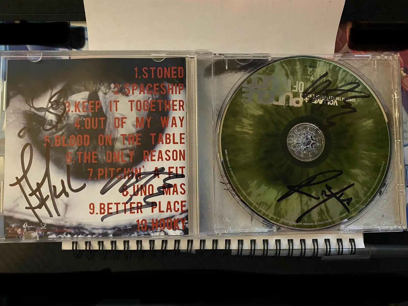 Puddle of Mudd Volume 4: Songs in the Key of Love & Hate Album CD Signed, изображение 2