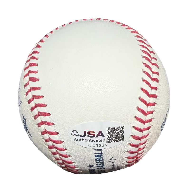John Rzeznik, Robby Takac — John Rzeznik & Robby Takac Signed Autograph OMLB Baseball Ball Goo Goo Dolls JSA, изображение 2