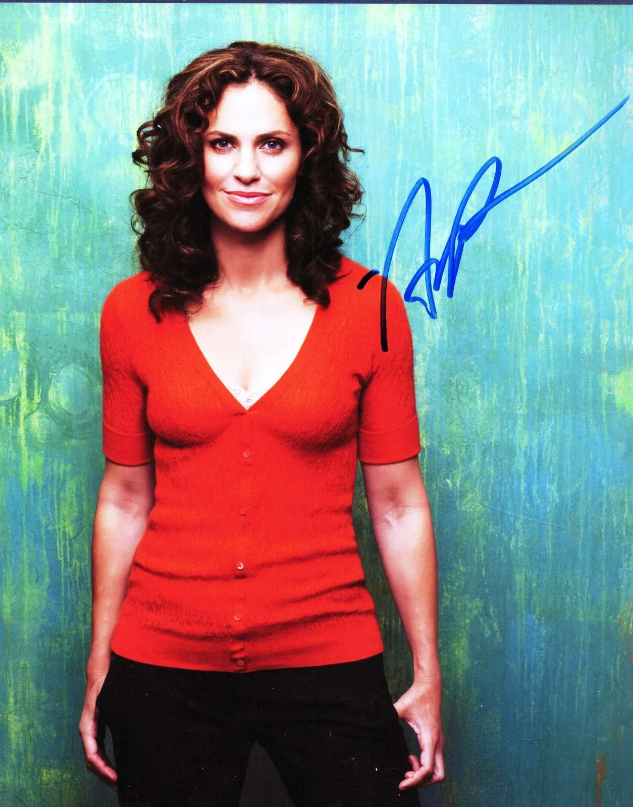SEE TITLE — AMY BRENNEMAN Signed Autographed 8x10 Color Photo W/COA