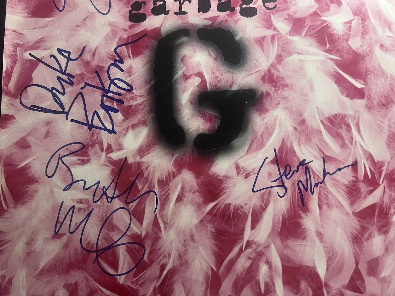 Garbage Fully Signed Self Title Debut Album Promo Flat By 4 Shirley Manson, изображение 3