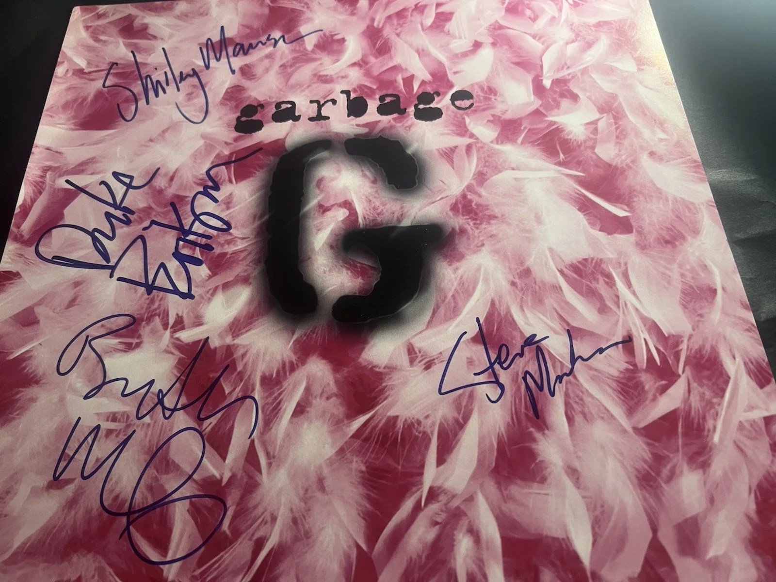 Garbage Fully Signed Self Title Debut Album Promo Flat By 4 Shirley Manson, изображение 5